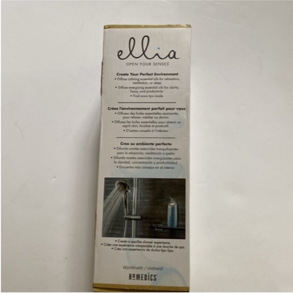 Homedics Ellia Portable Shower Diffuser Essential Oil Diffuser - Picture 4 of 11